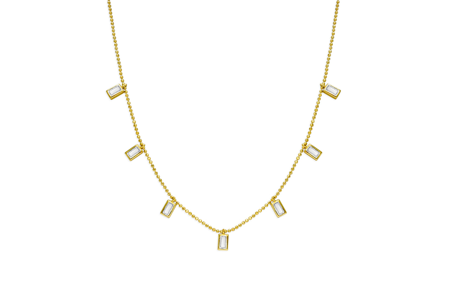 Baguette (Clear) Necklace