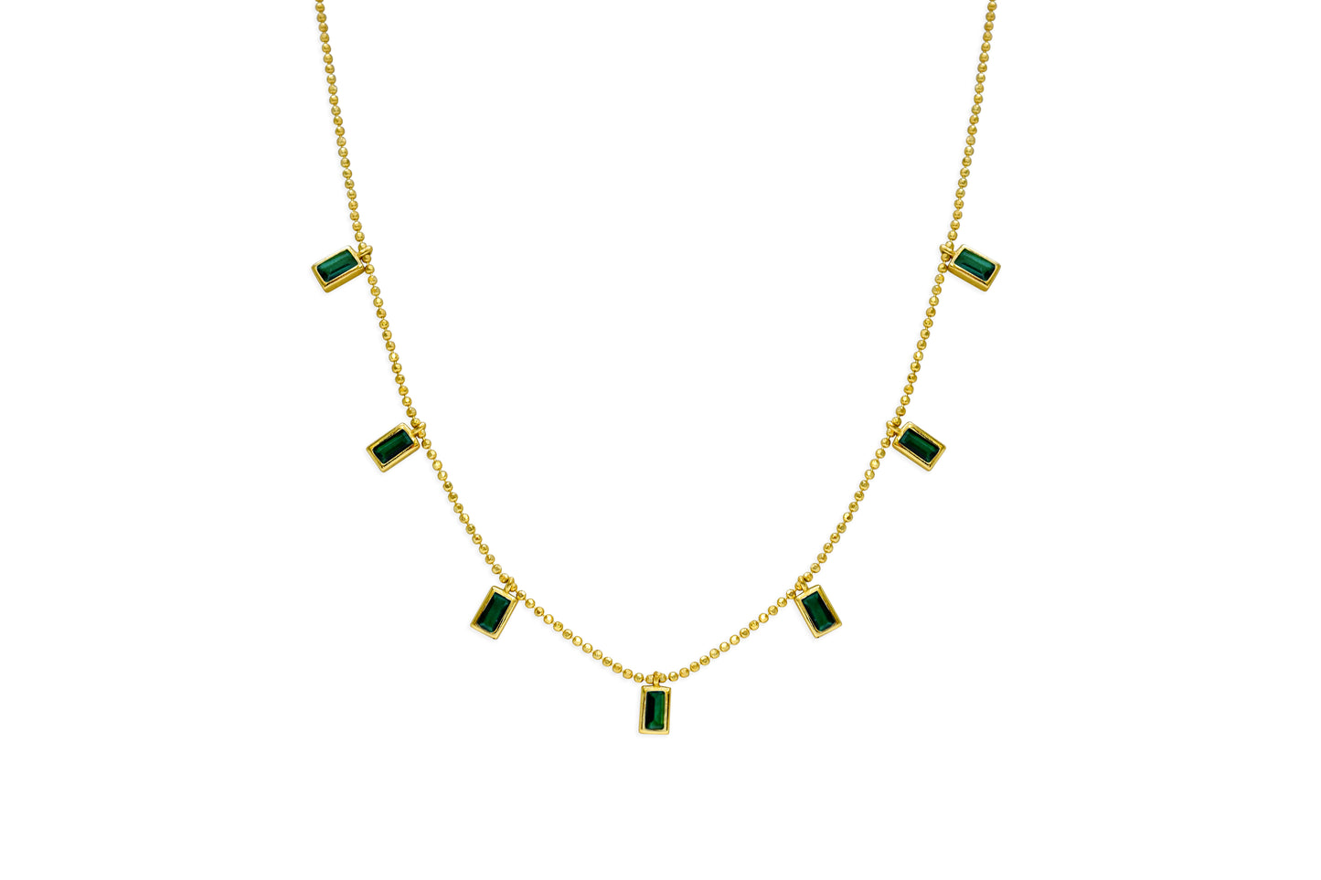 Baguette (Emerald) Necklace