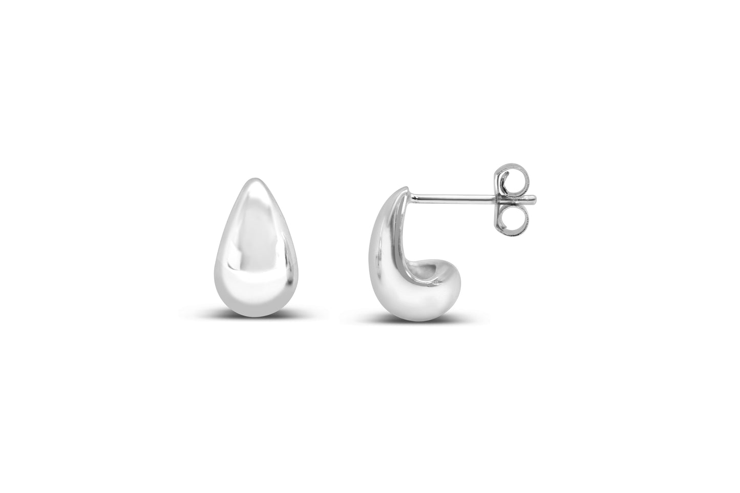 Plain Dewdrop Stud Earring