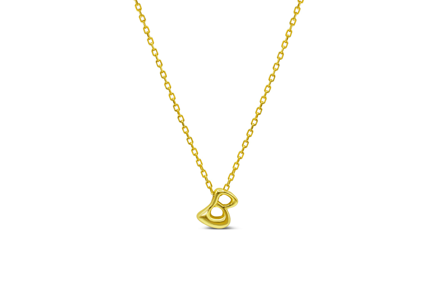 Lovable Bubble Initials Necklace