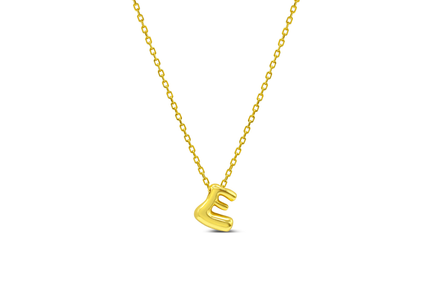 Lovable Bubble Initials Necklace