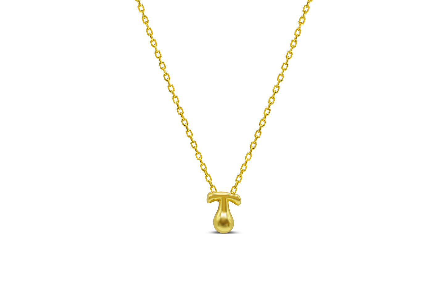 Lovable Bubble Initials Necklace