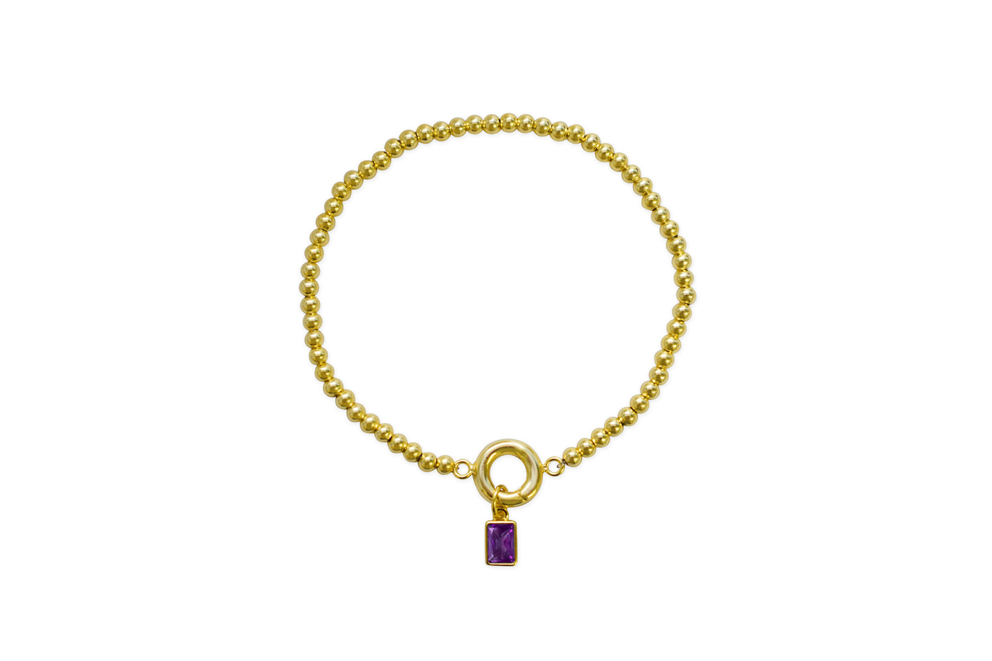 Amethyst Stretch Bracelet