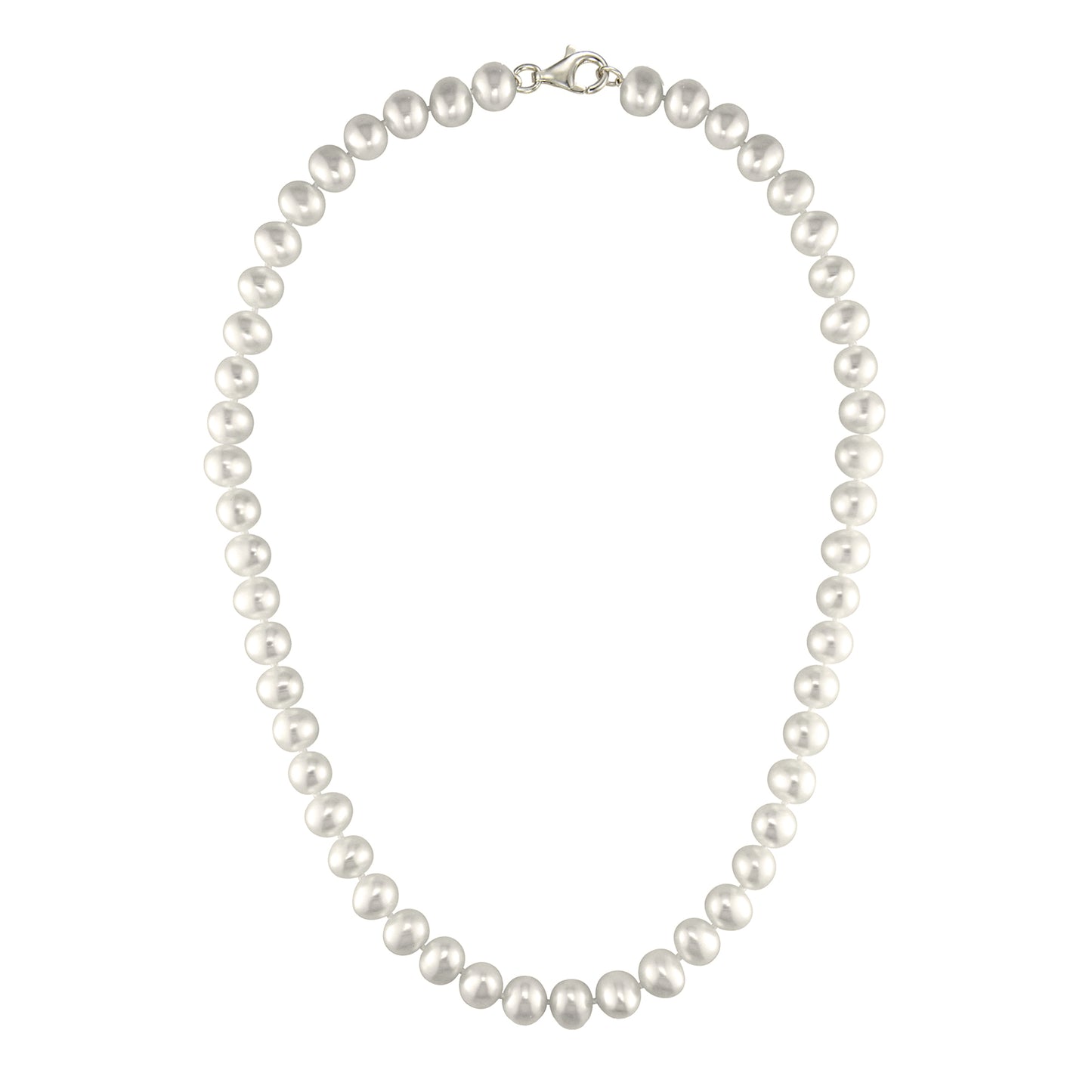 5-6MM 17" WHITE POTATO PEARL NECKLACE