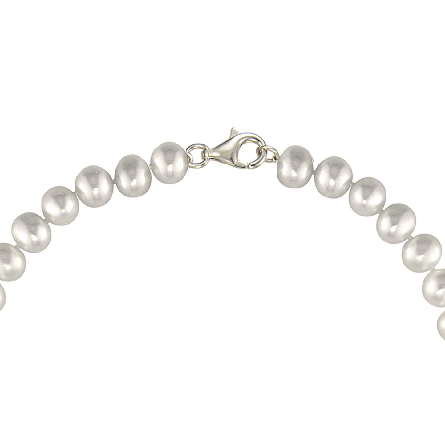 5-6MM 17" WHITE POTATO PEARL NECKLACE