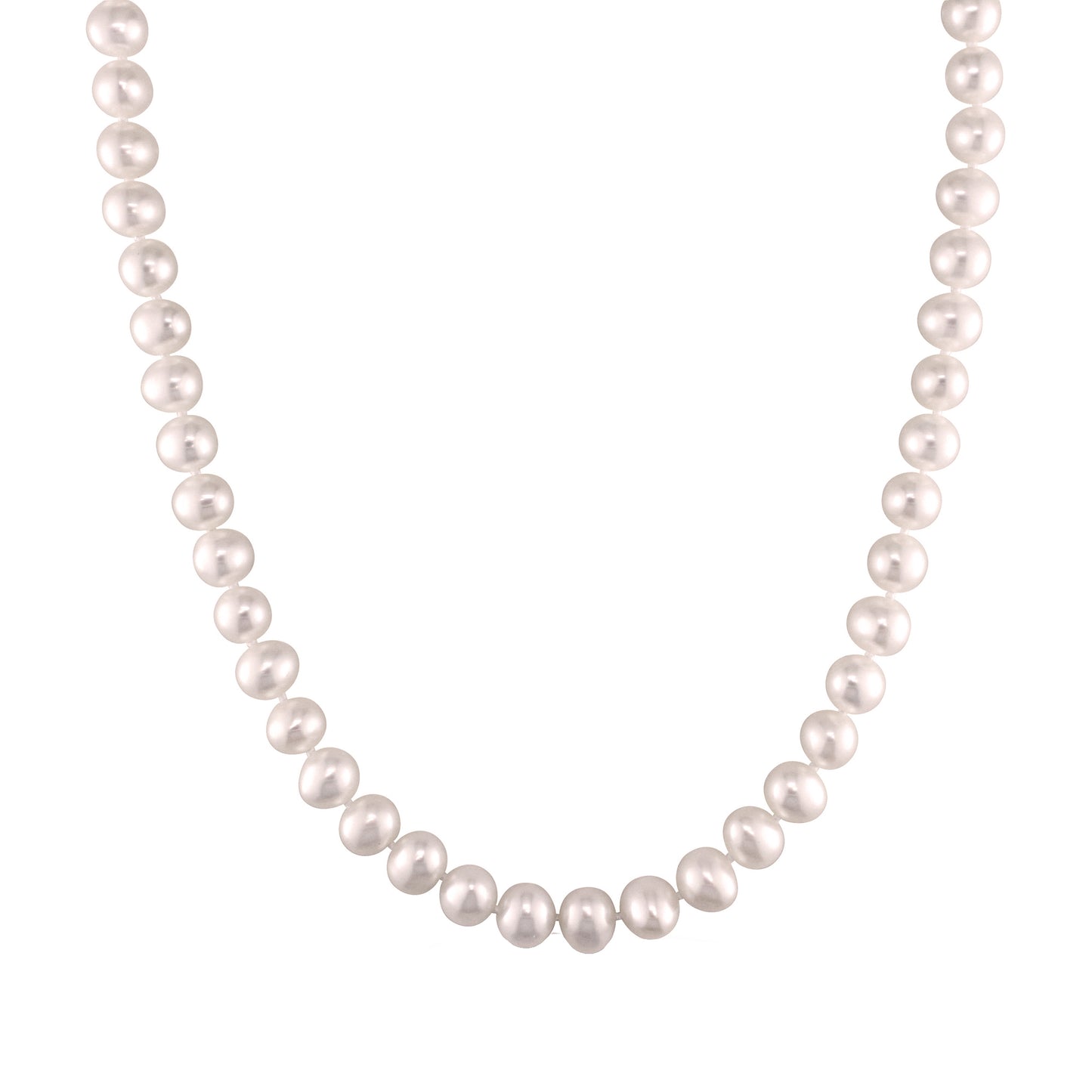 5-6MM 17" NATURAL PINK POTATO PEARL NECKLACE