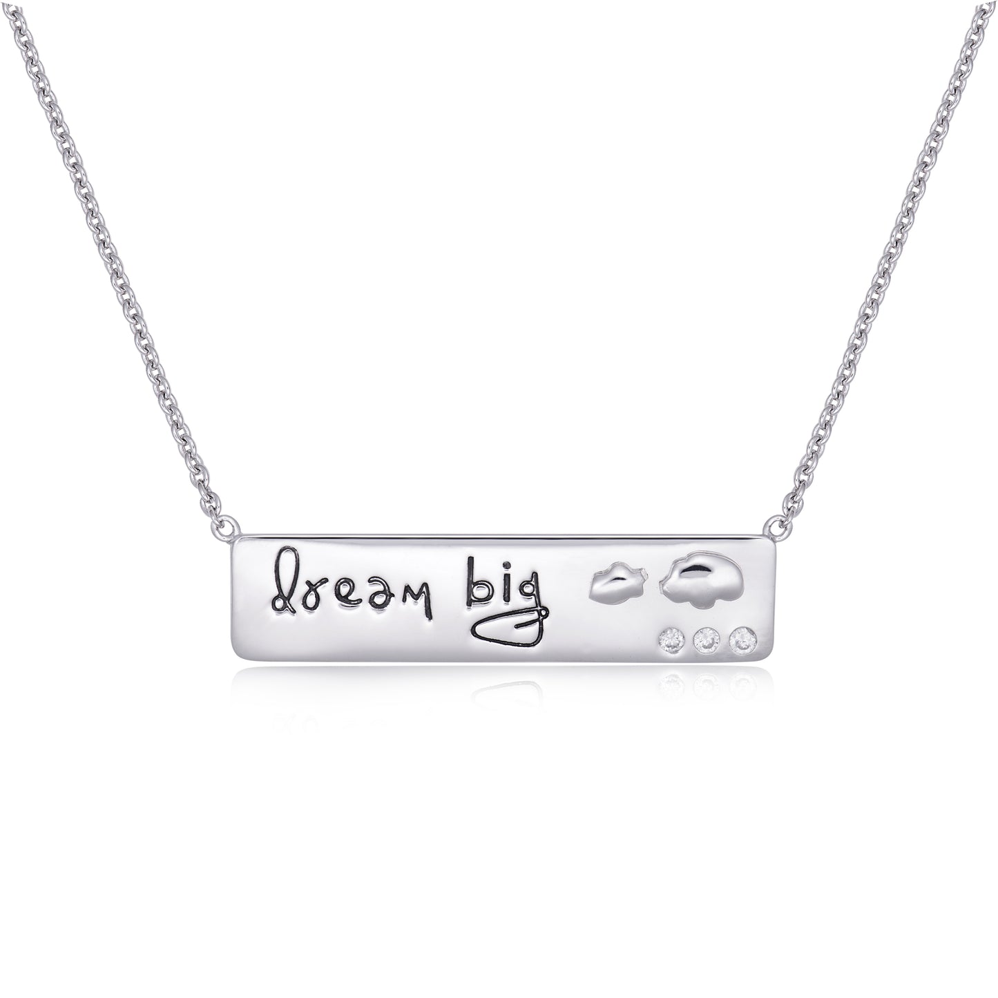 STERLING SILVER DREAM BIG PLAQUE