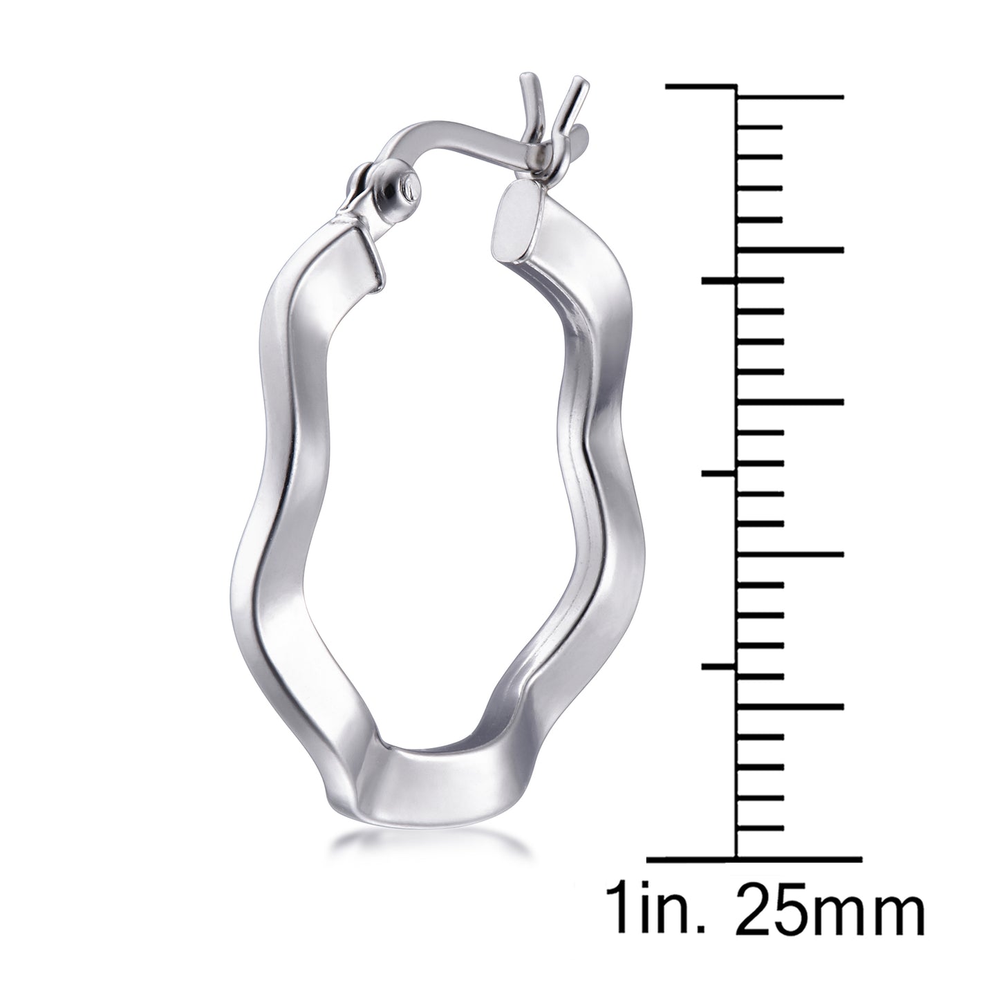 STERLING SILVER HOOP