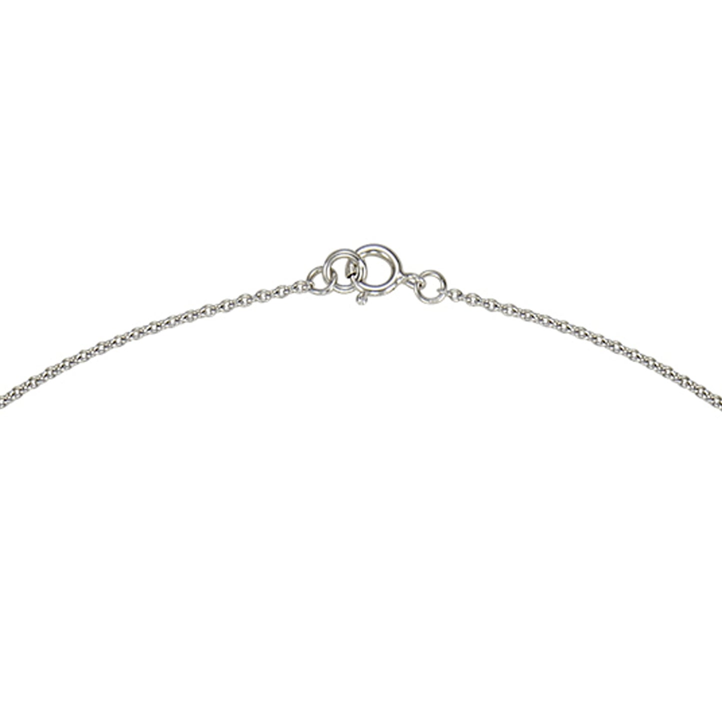 STERLING SILVER BAR/ DISC" MULTI CHAIN NECKLACE
