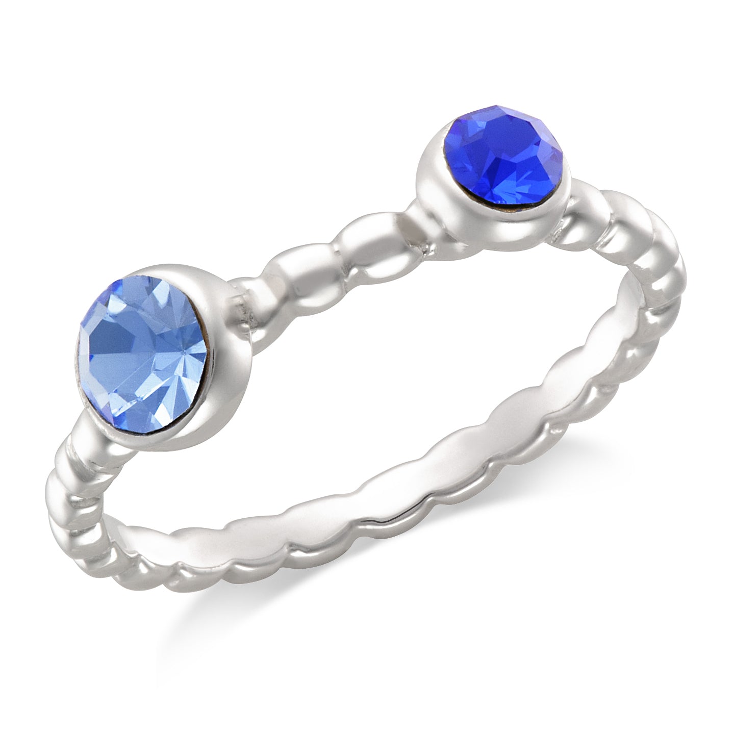 STERLING SILVER CRYSTAL RING