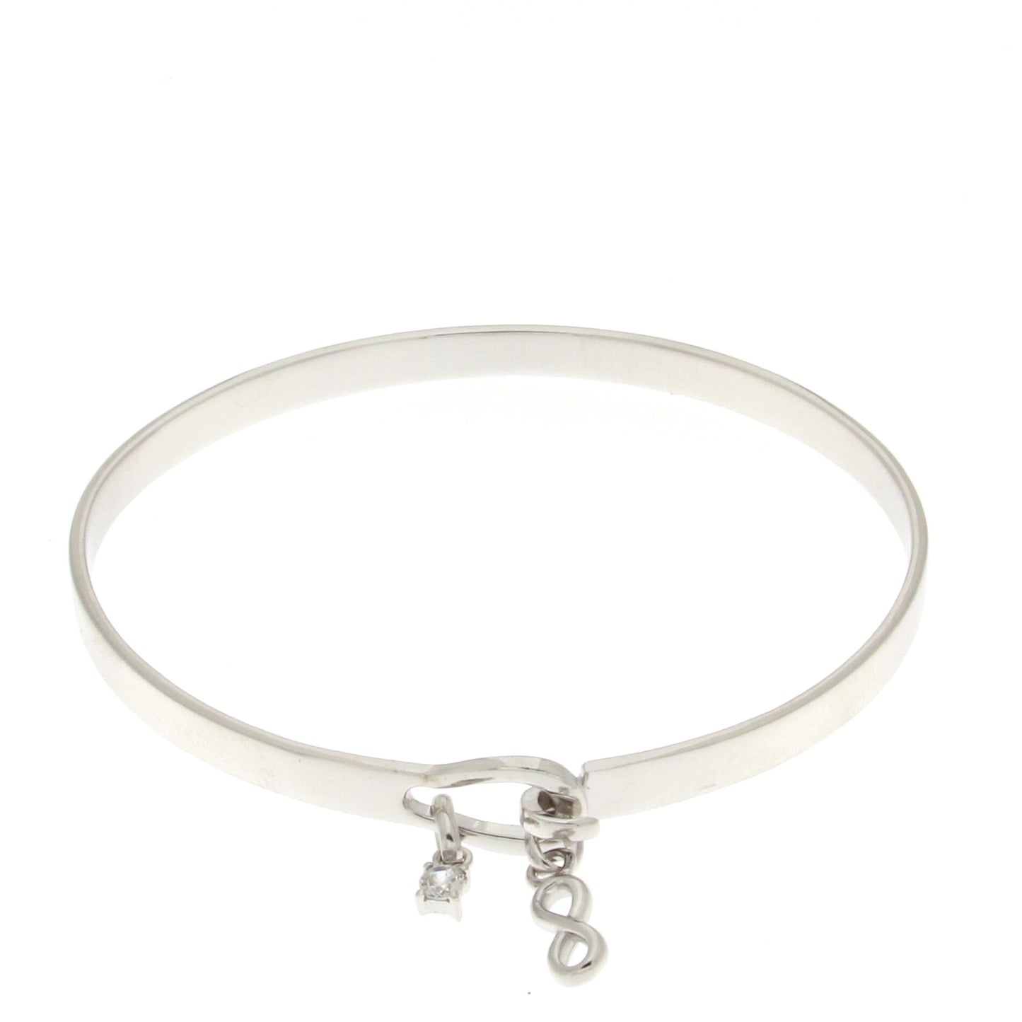 STERLING SILVER " FAMILY FOREVER " BANGLE