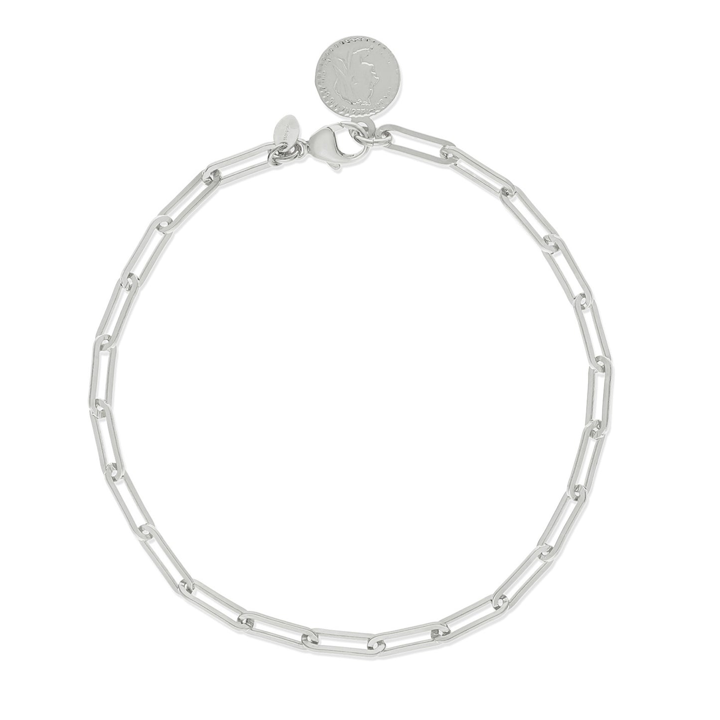 Paperclip with Coin Drop Anklet