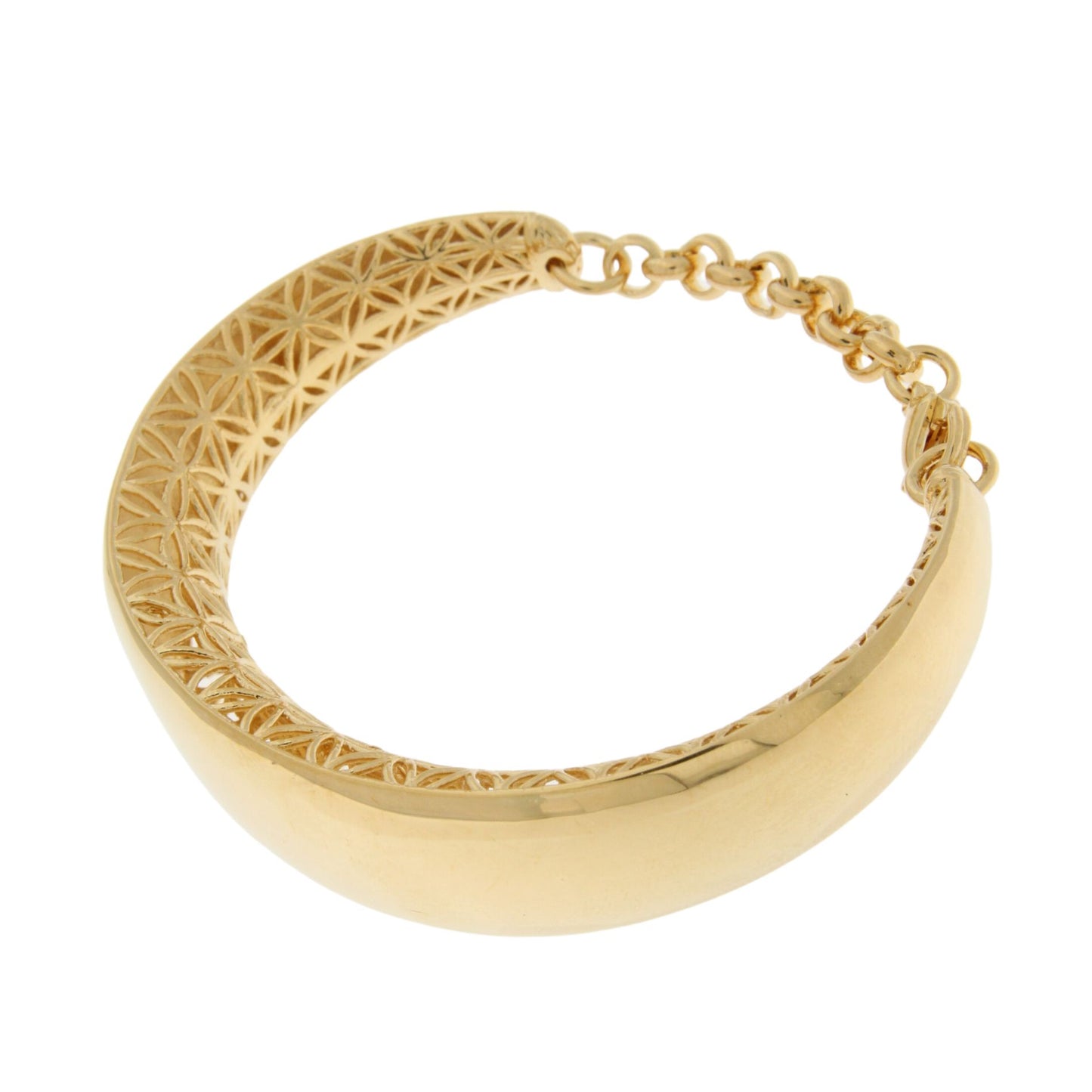 Polished Cuff Electrofusion Bangle