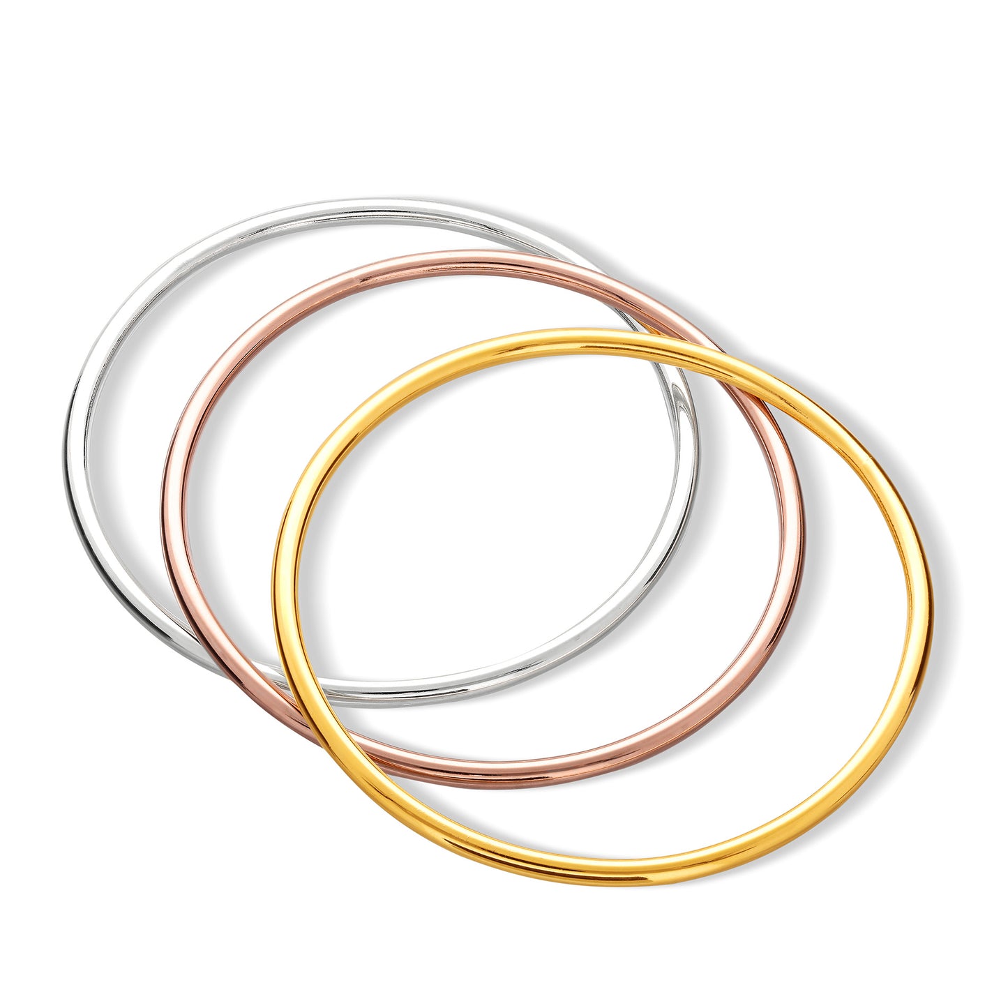 Tri Color Slip On Bangle