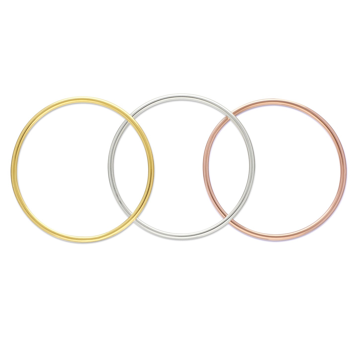 Tri Color Slip On Bangle