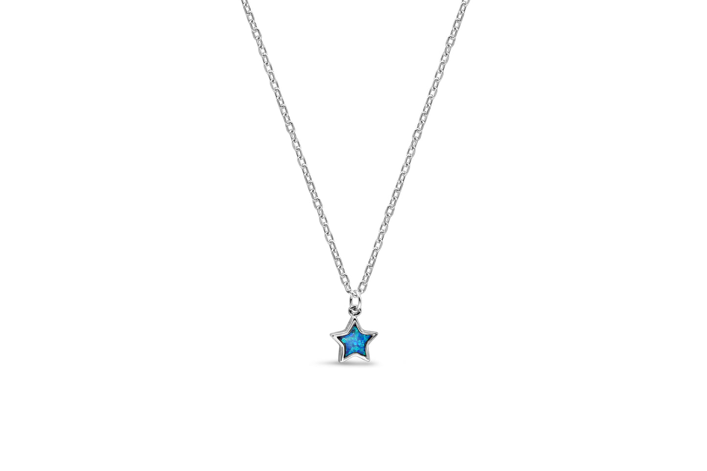 Single Star (Blue Opal) Necklace