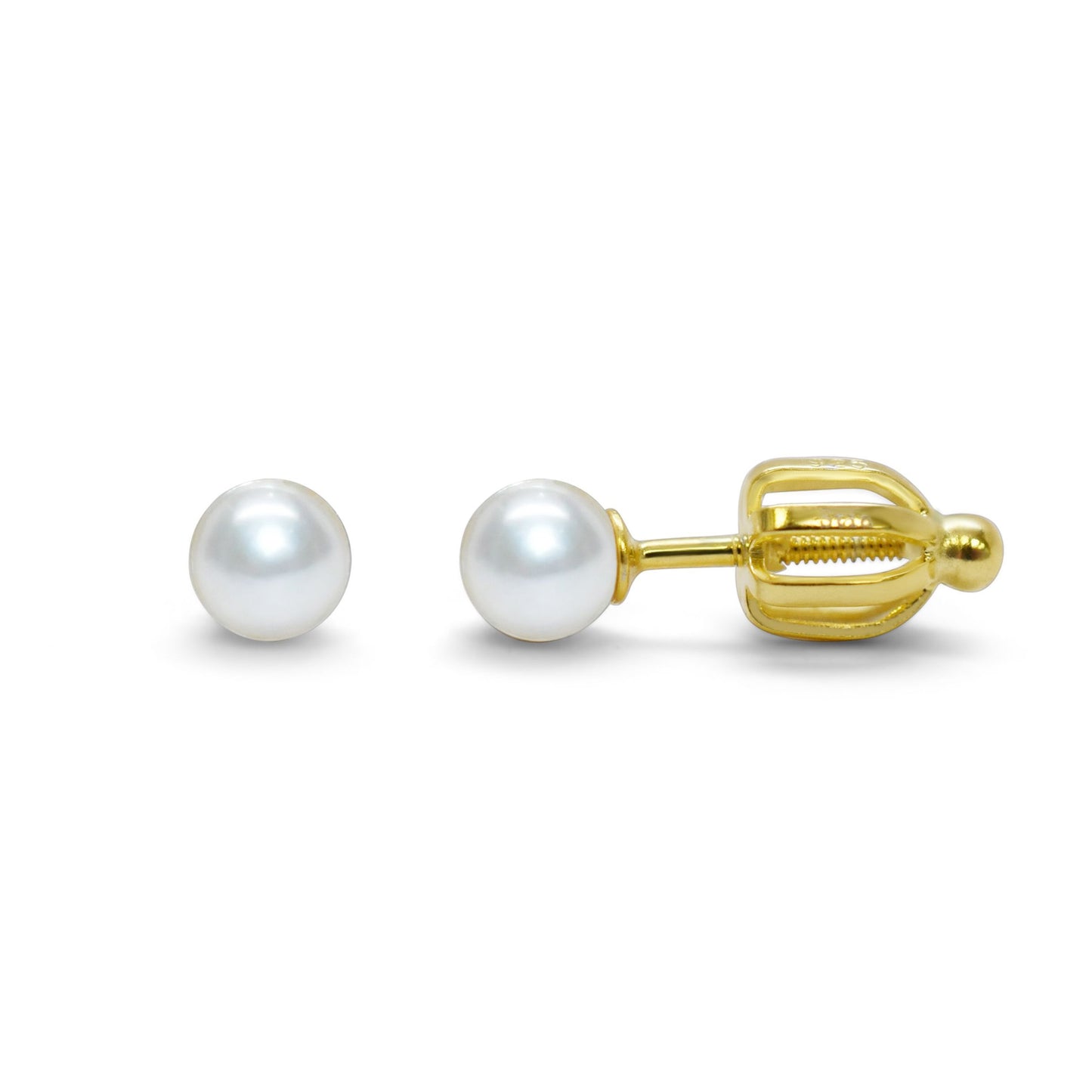 Pearl Stud Earring (4mm)