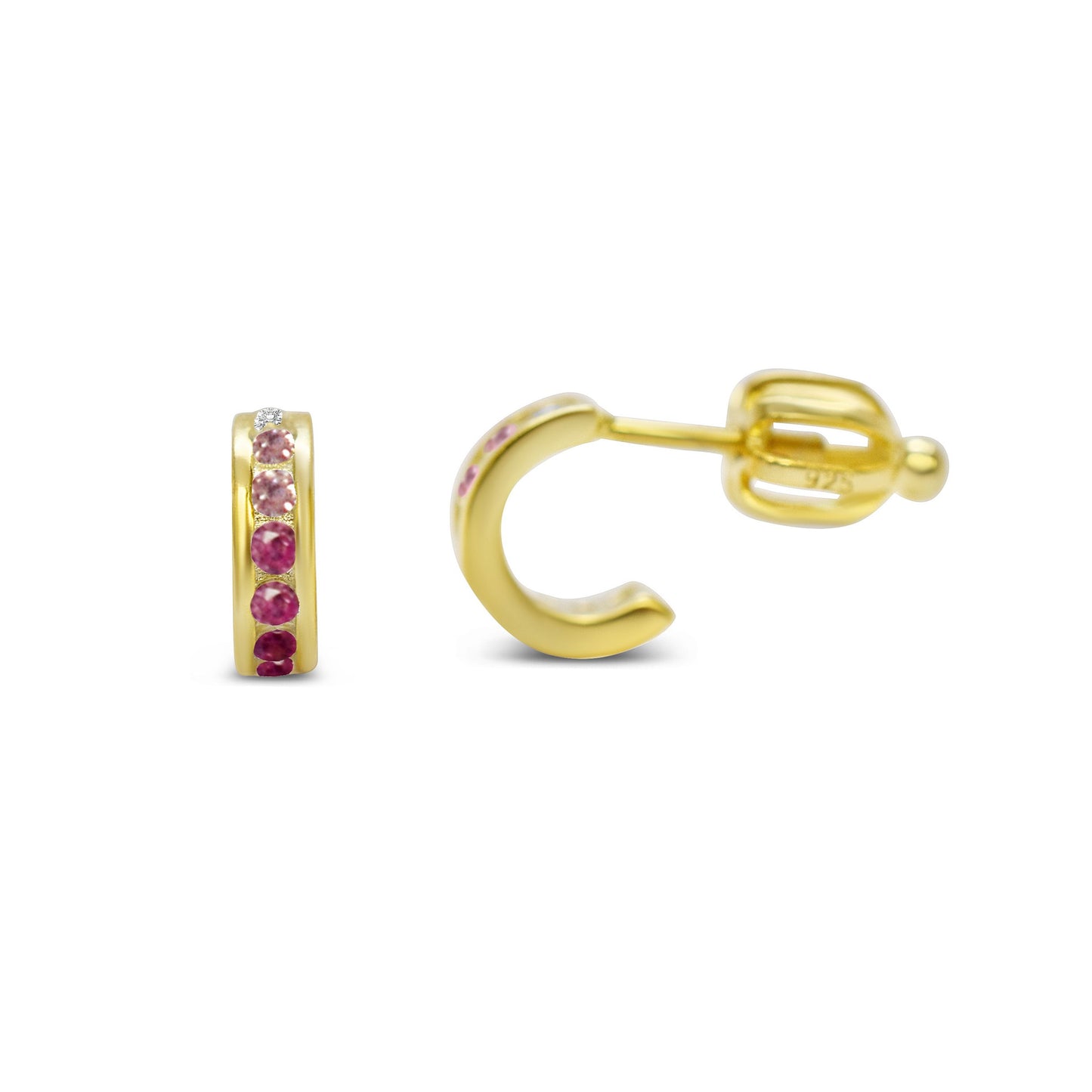 Ombre Half Hoop Earring