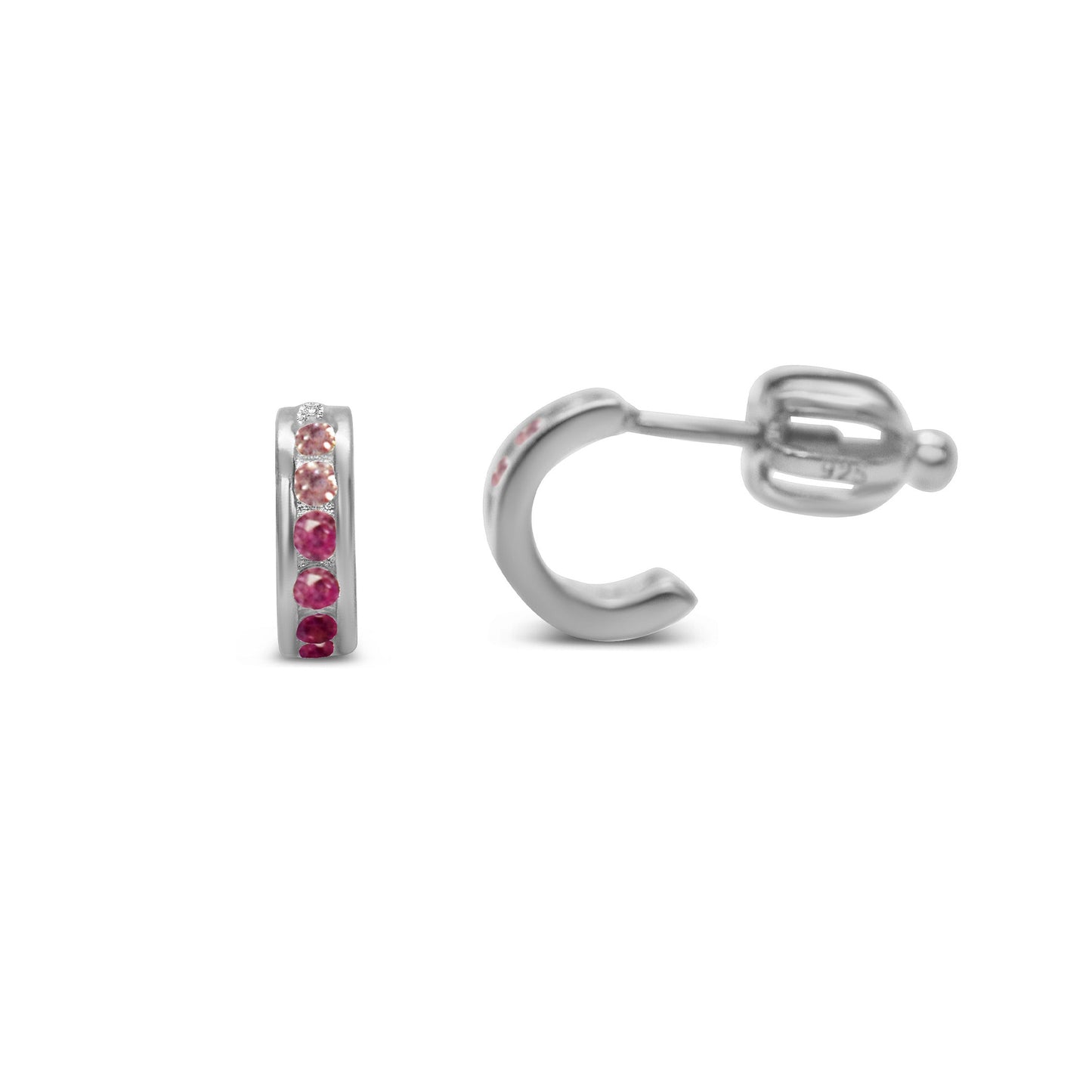 Ombre Half Hoop Earring