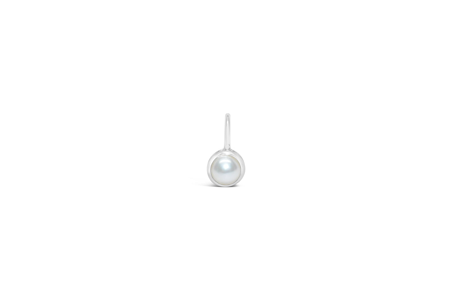 Cubic Zirconia Gold/Silver plated Bezel Pendant