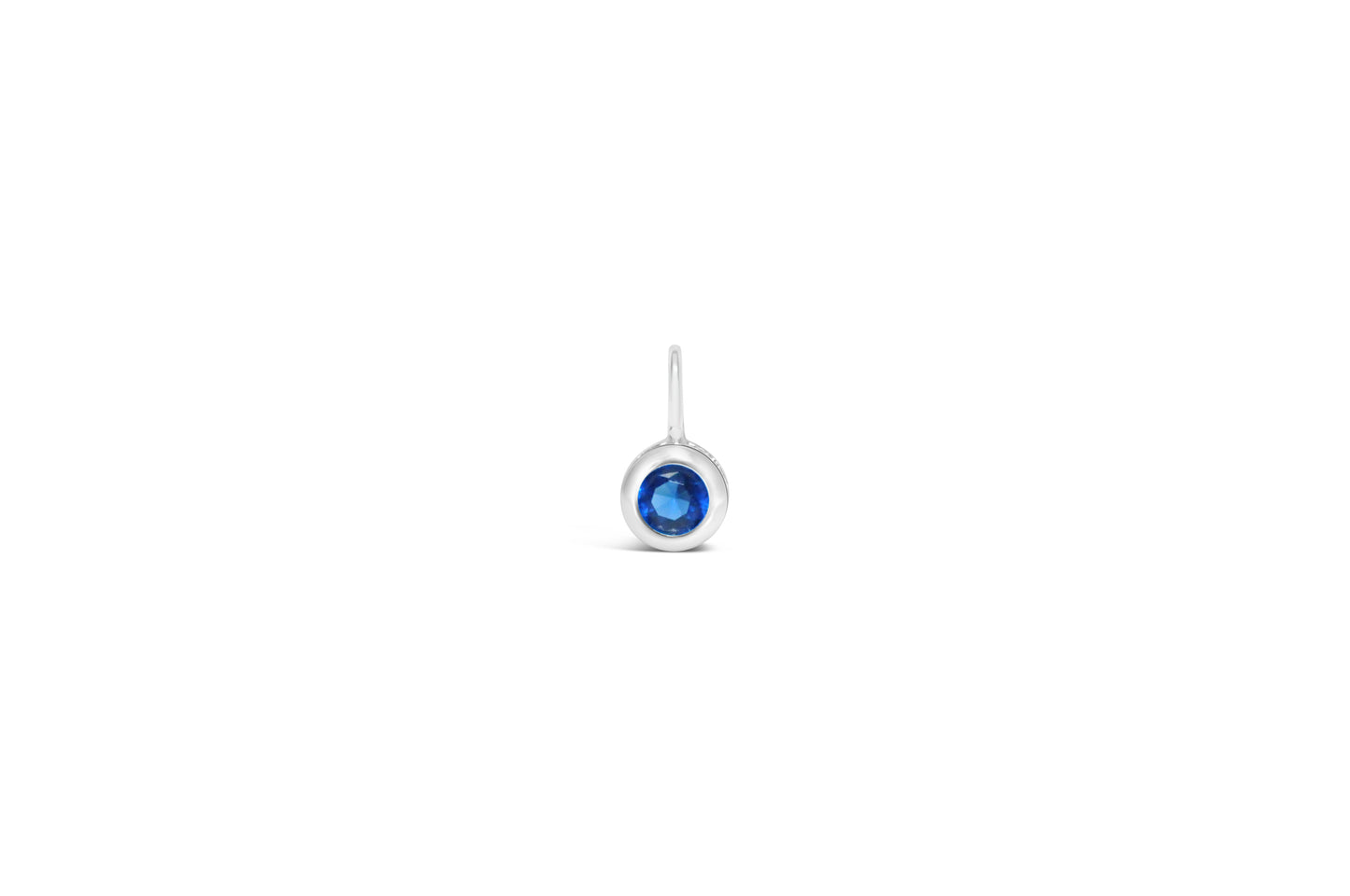 Cubic Zirconia Gold/Silver plated Bezel Pendant