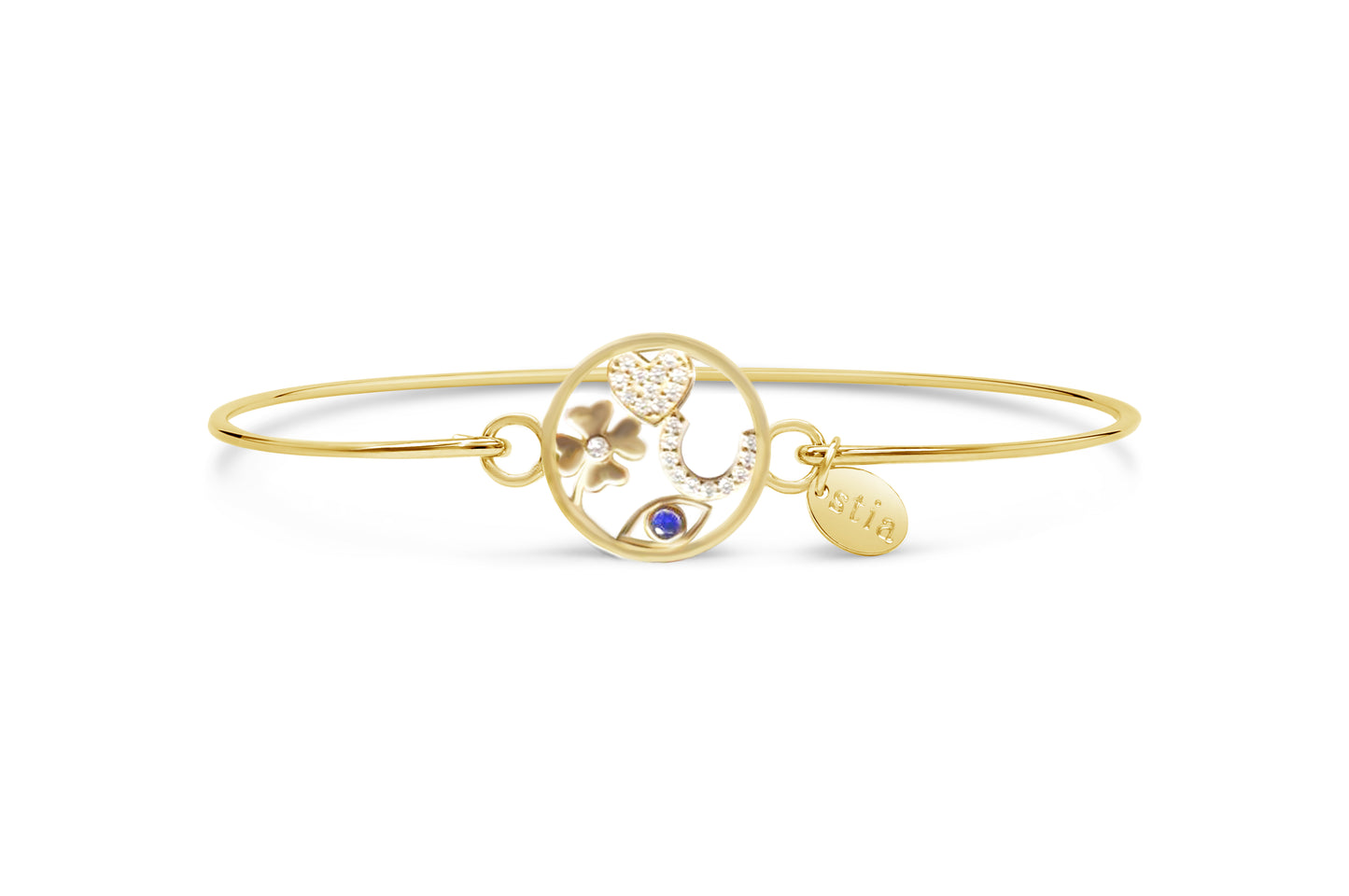 Pave Icon Bracelet - Little Bit of Luck