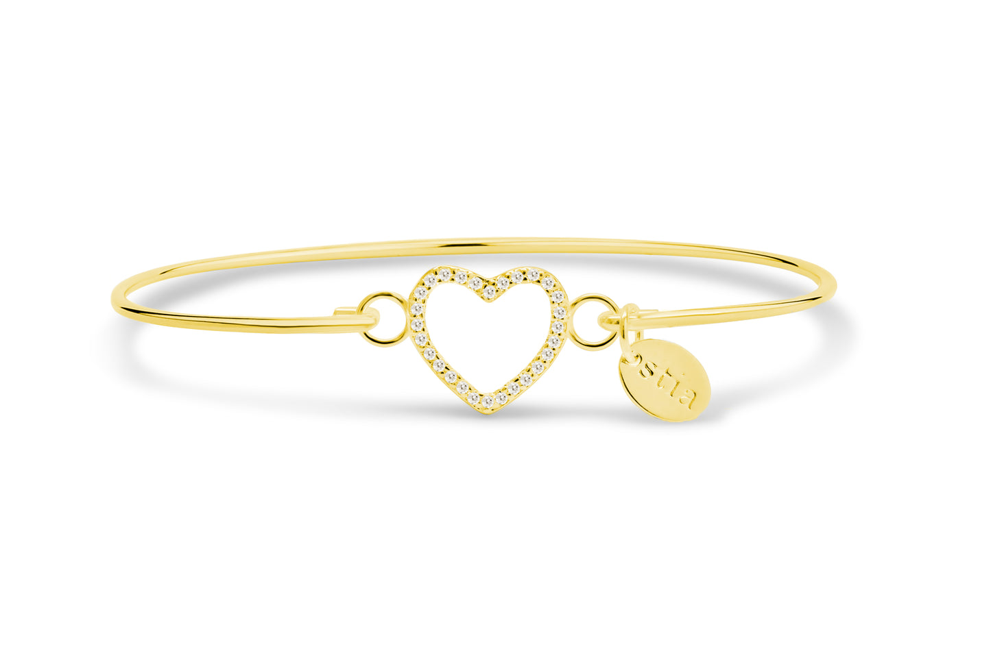 PAVÉ ICON Bracelet- Open Heart