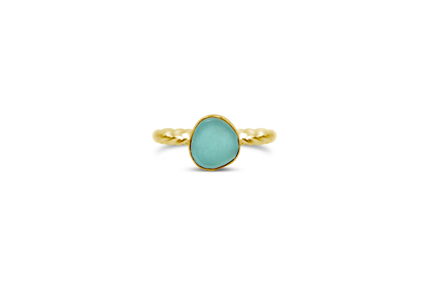 Seaglass Rope Ring