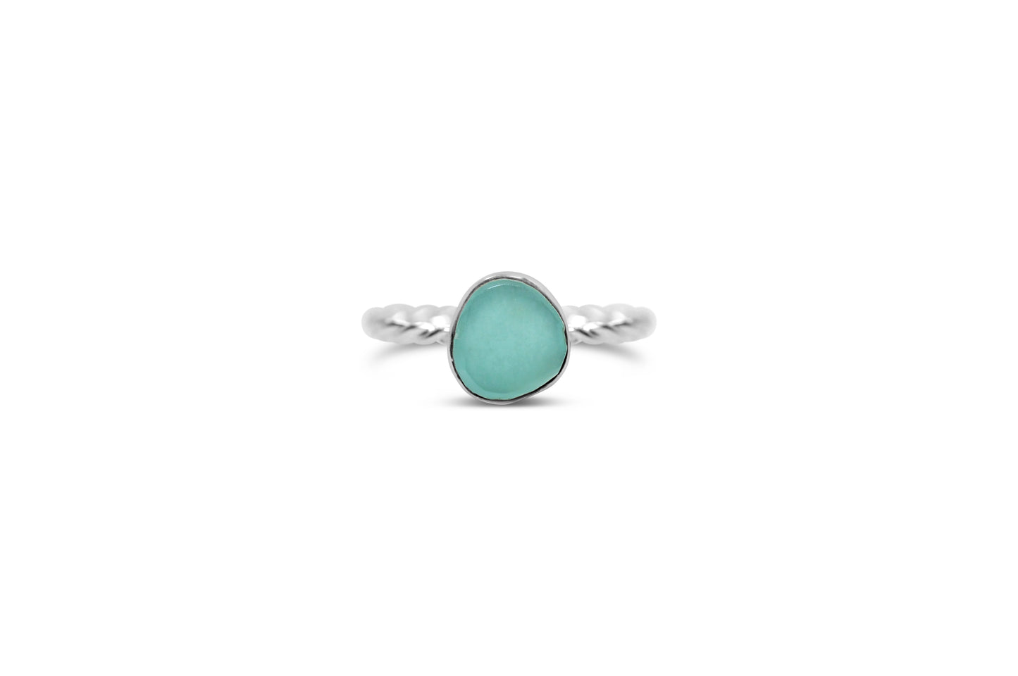Seaglass Rope Ring