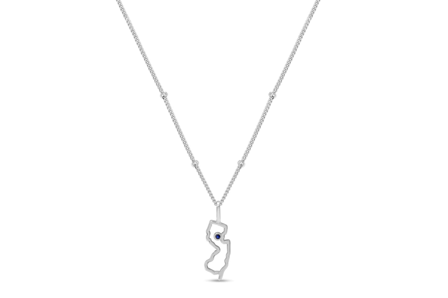 Cut It Out NJ Necklace - Sapphire
