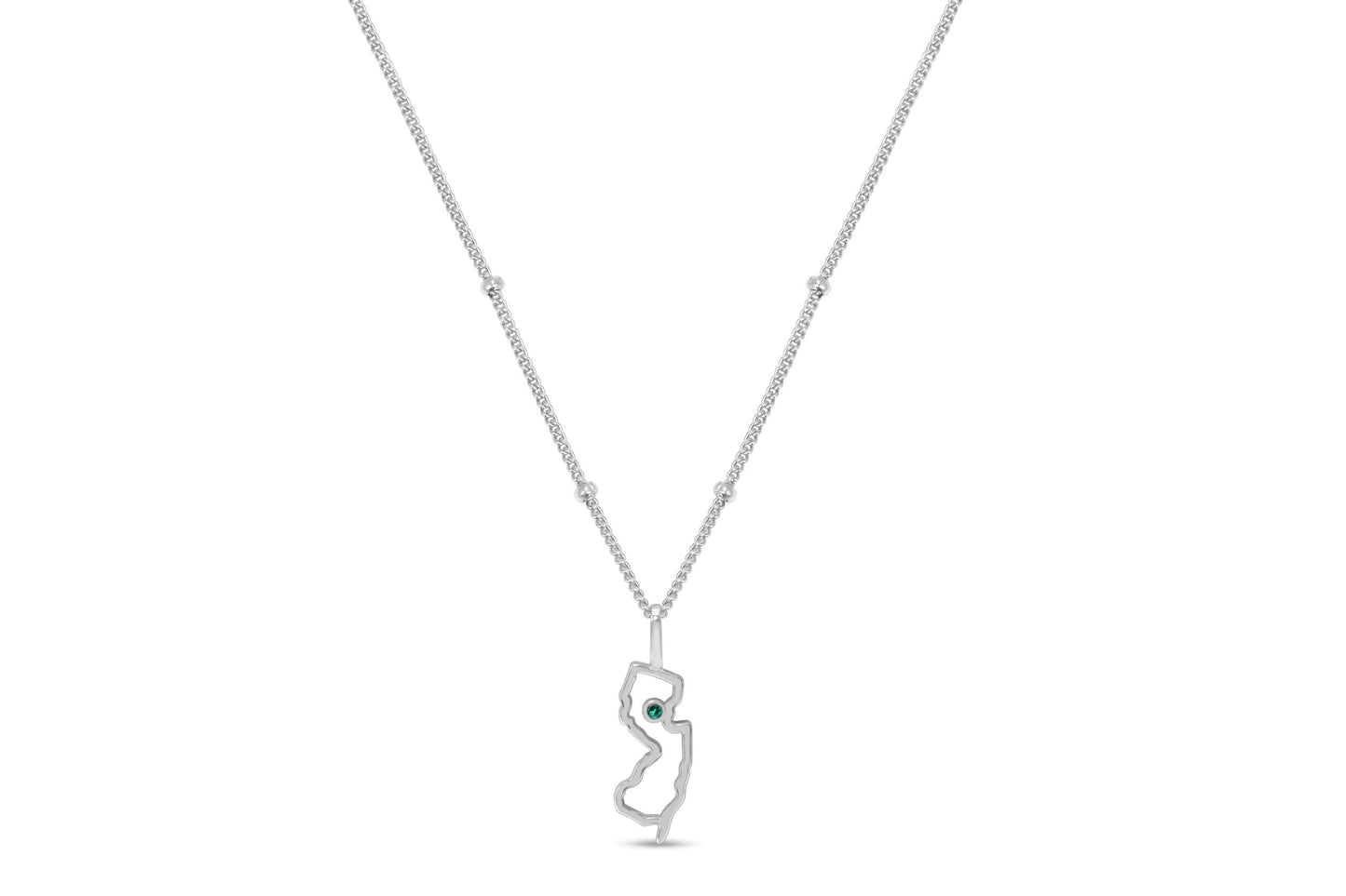 Cut It Out NJ Necklace - Emerald