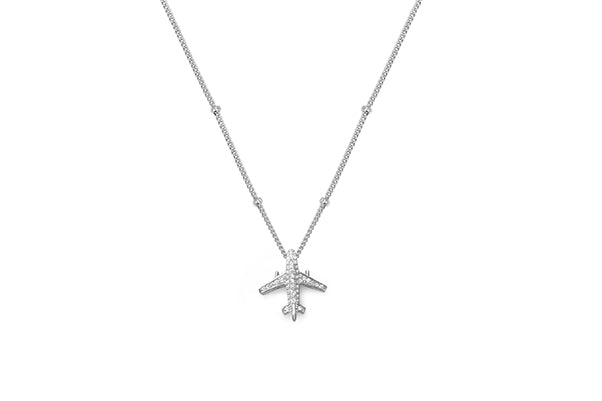 Dome Knock It Till You Rock It Necklace - Scattered CZ