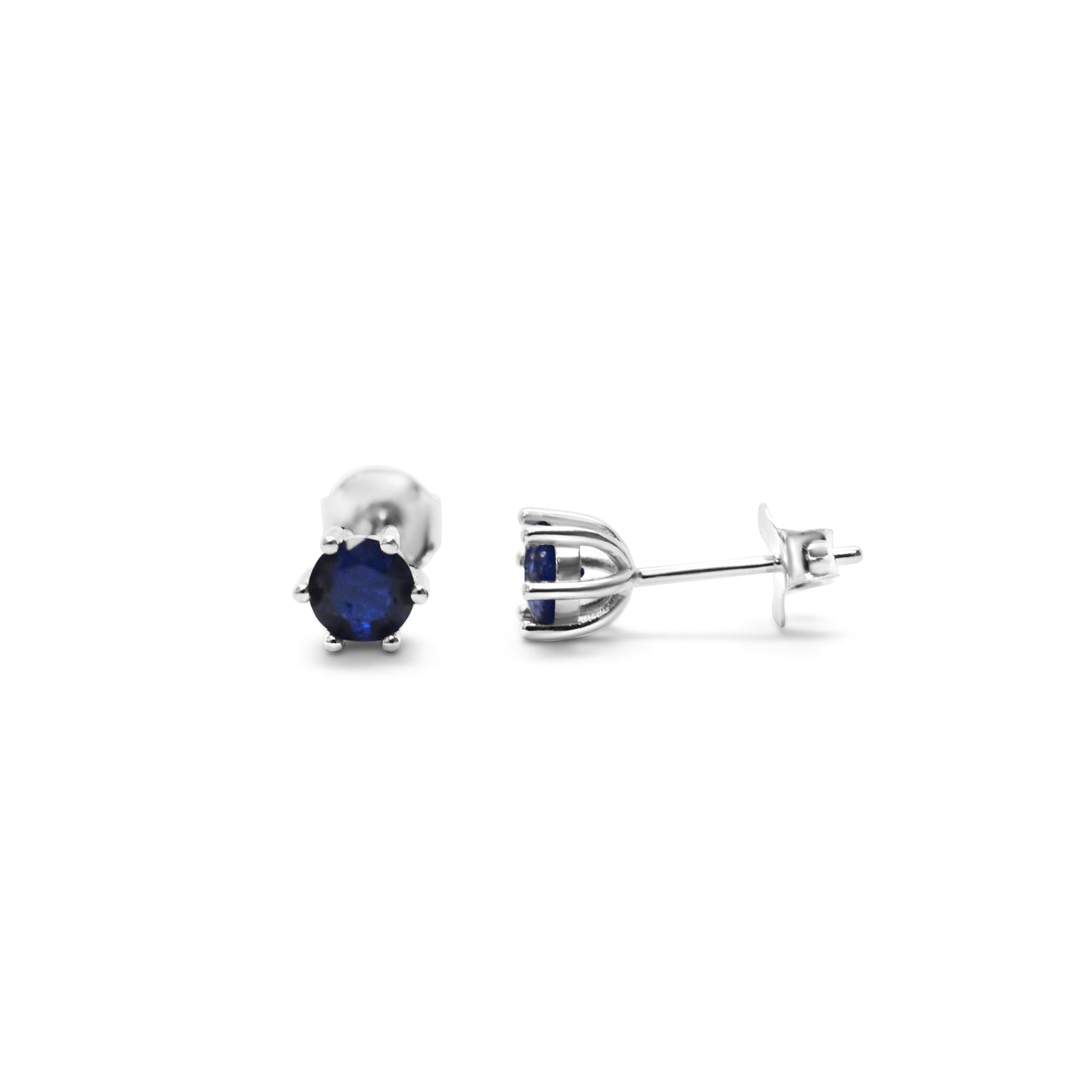 6 Prong CZ earrings