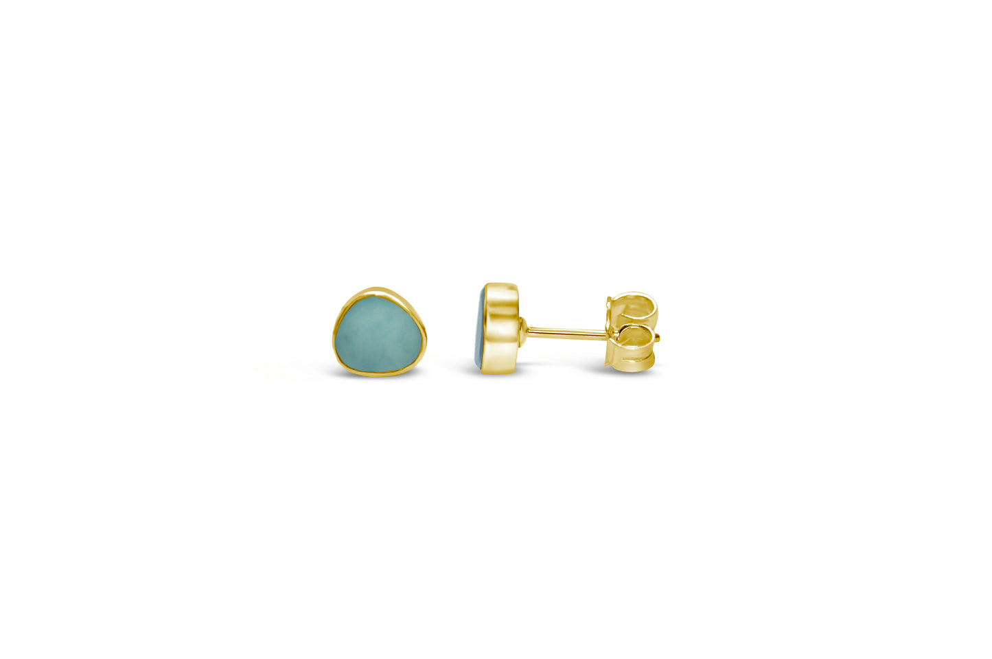 Mini Seaglass Stud Earring