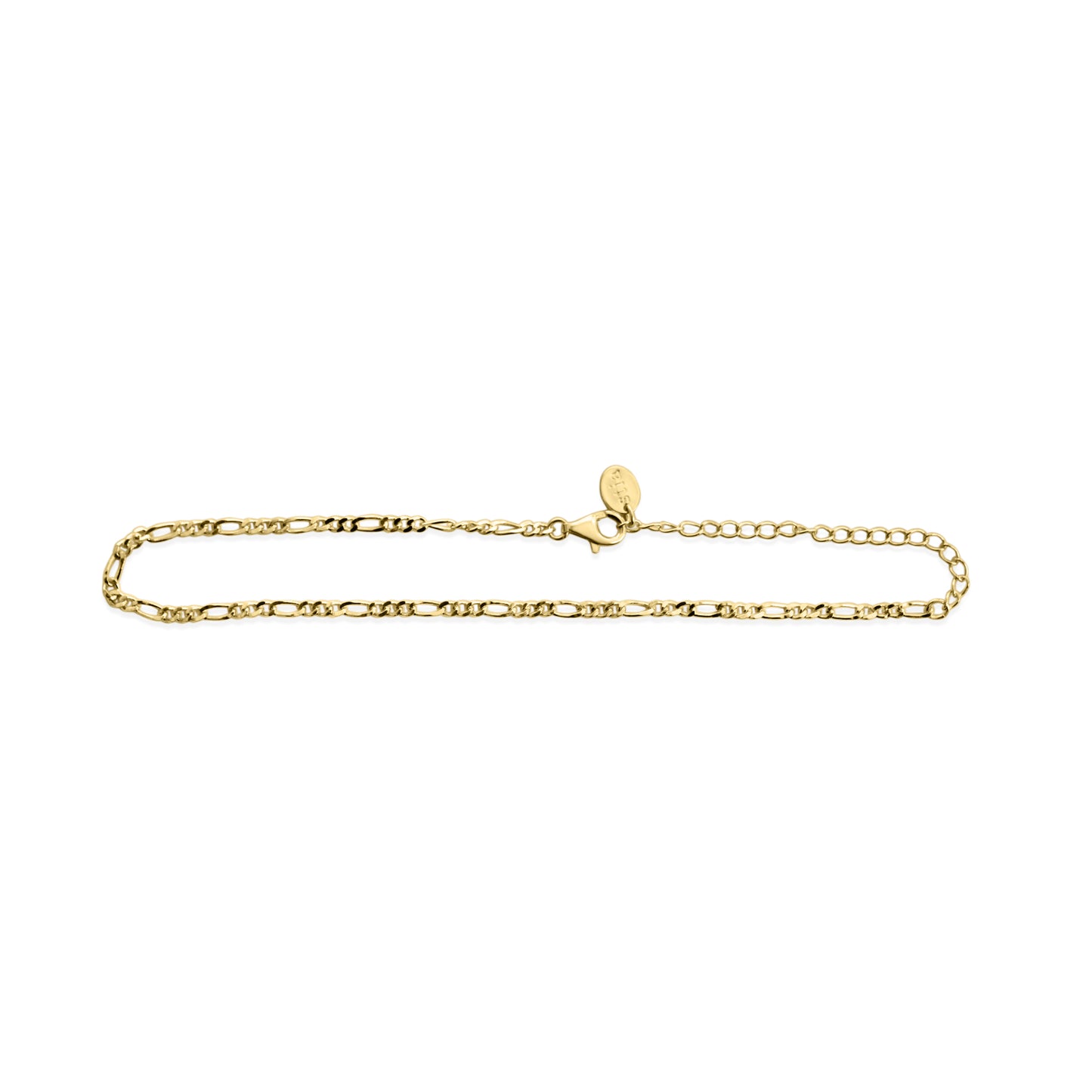 Styled Simply Anklet - Figaro Chain