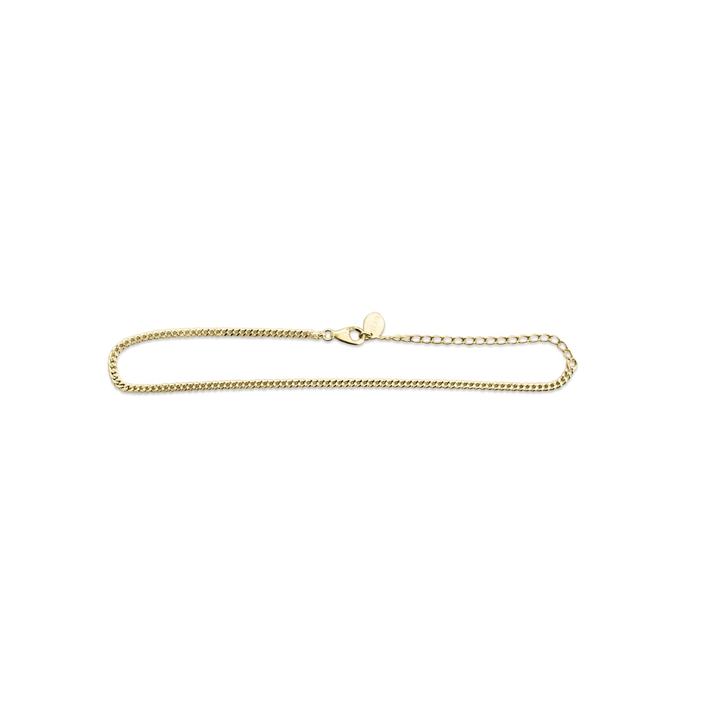Styled Simply Anklet - Mini Curb Chain