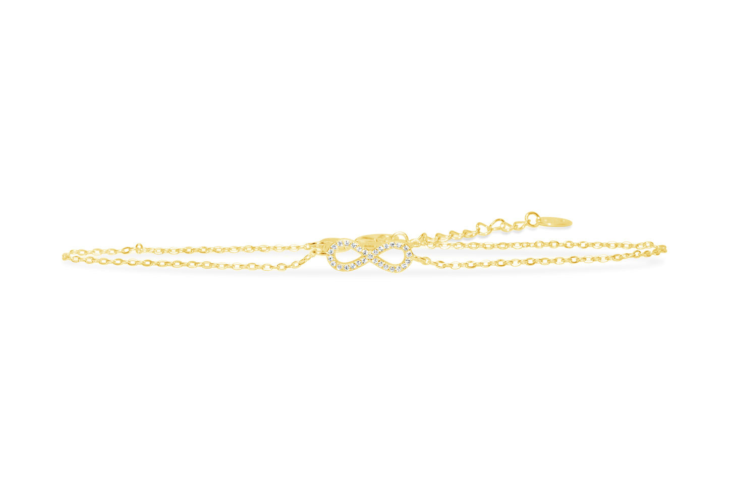 Stia Anklet - Sterling - Infinity