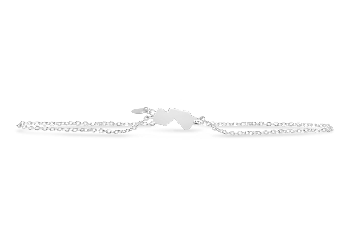 Stia Anklet - Sterling - Plain New Jersey