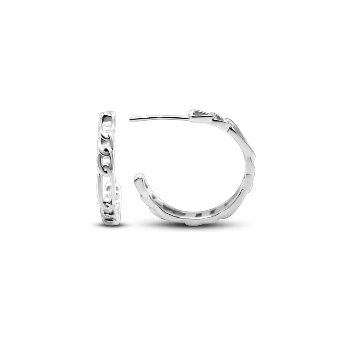 Styled Simply Figaro Hoop Earring - 25mm