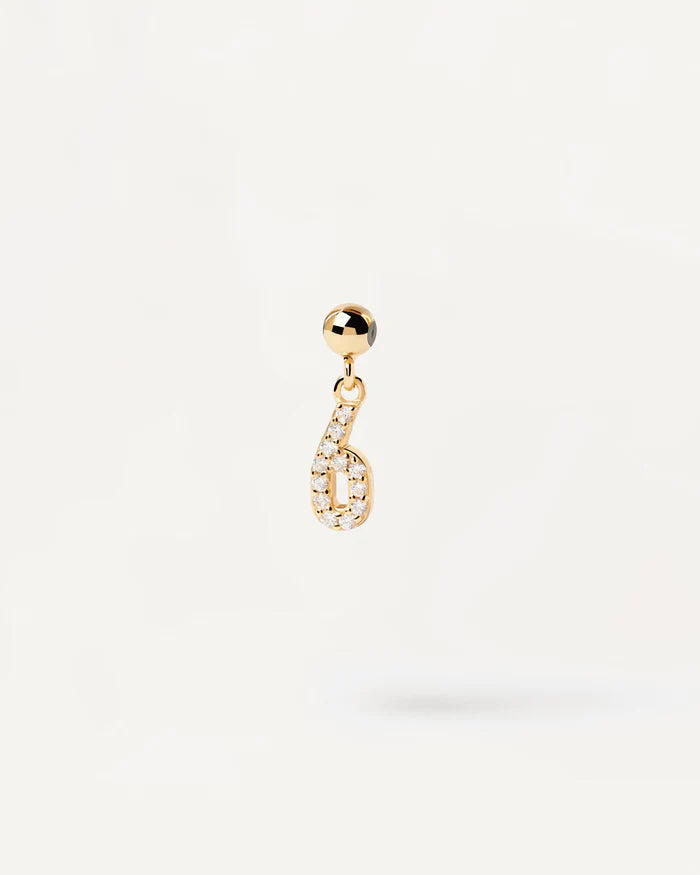 NUMBER CHARM "6"