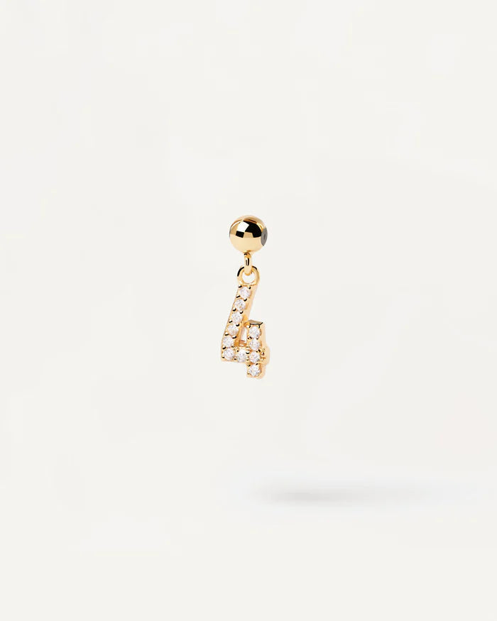 NUMBER CHARM "4"