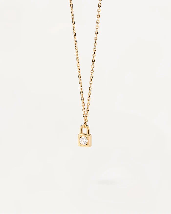 PADLOCK GOLD/SILVER NECKLACE