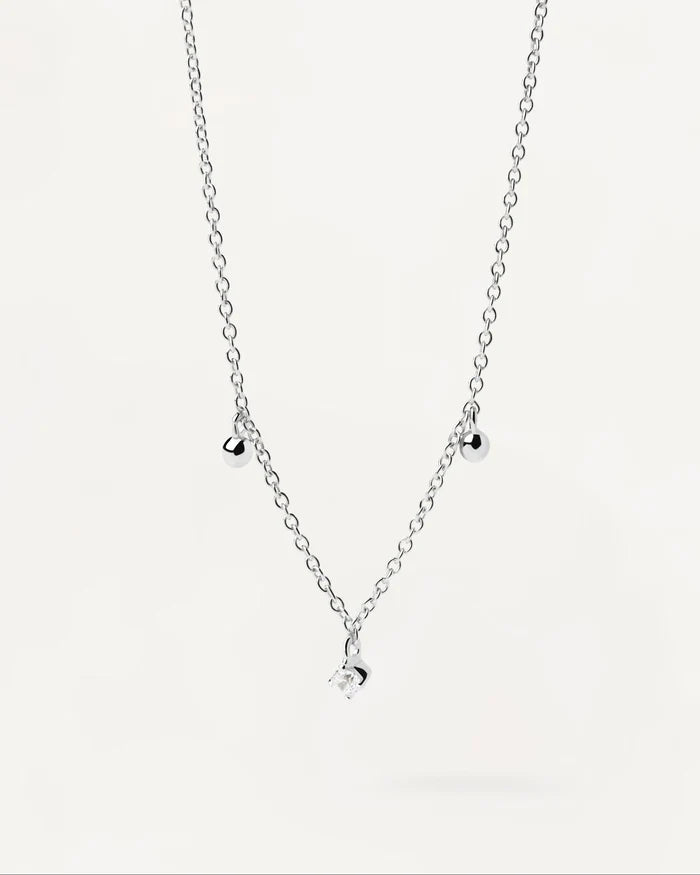 LOVE TRIANGLE GOLD/SILVER NECKLACE