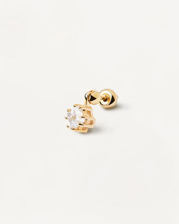 EMA SINGLE GOLD/SILVER EARRING