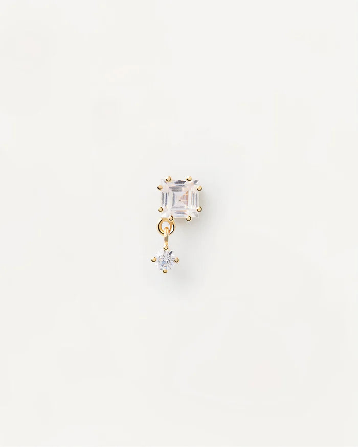 ELI SINGLE GOLD/SILVER EARRING