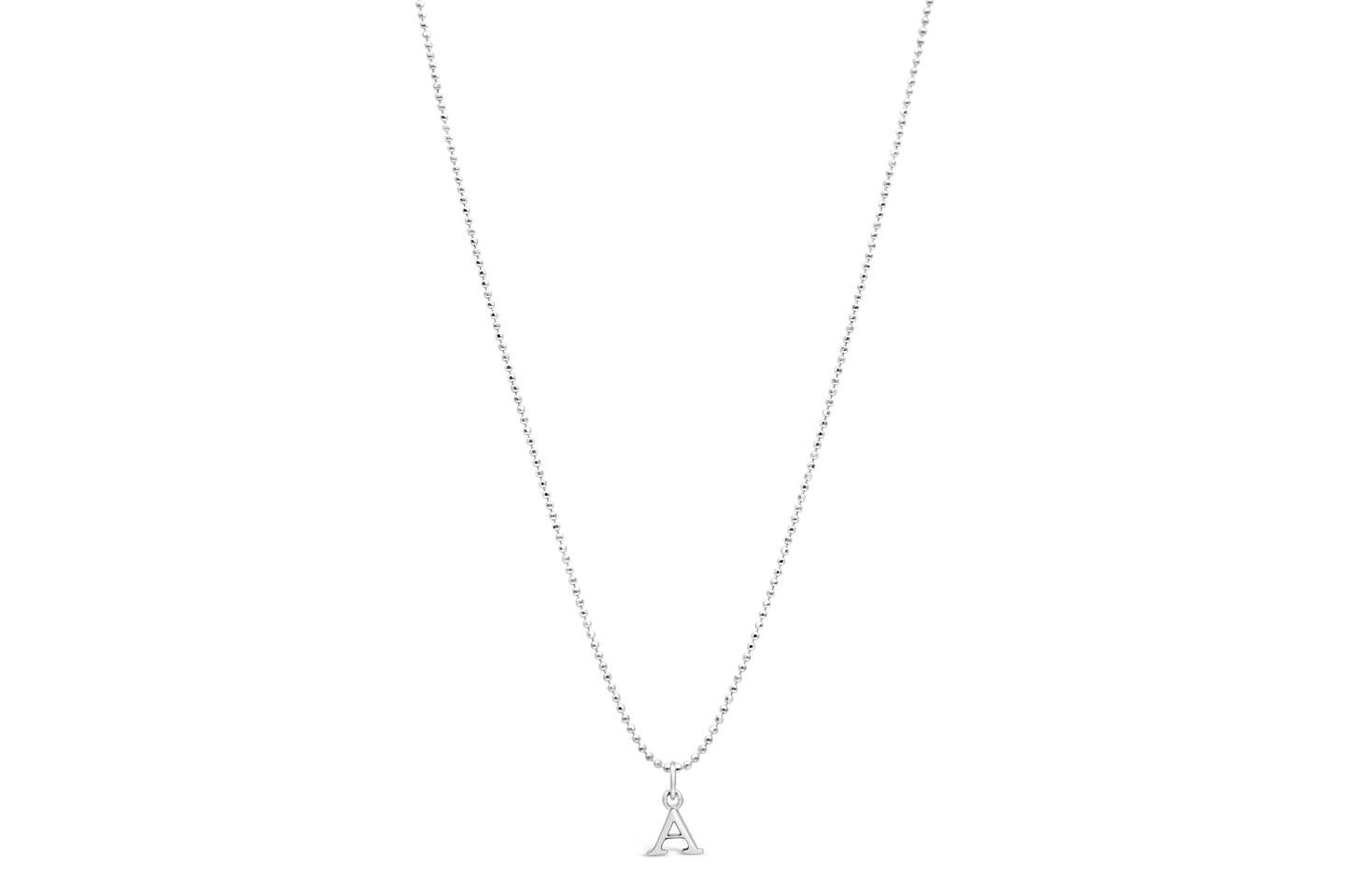Diamond Cut Love Letter Necklace