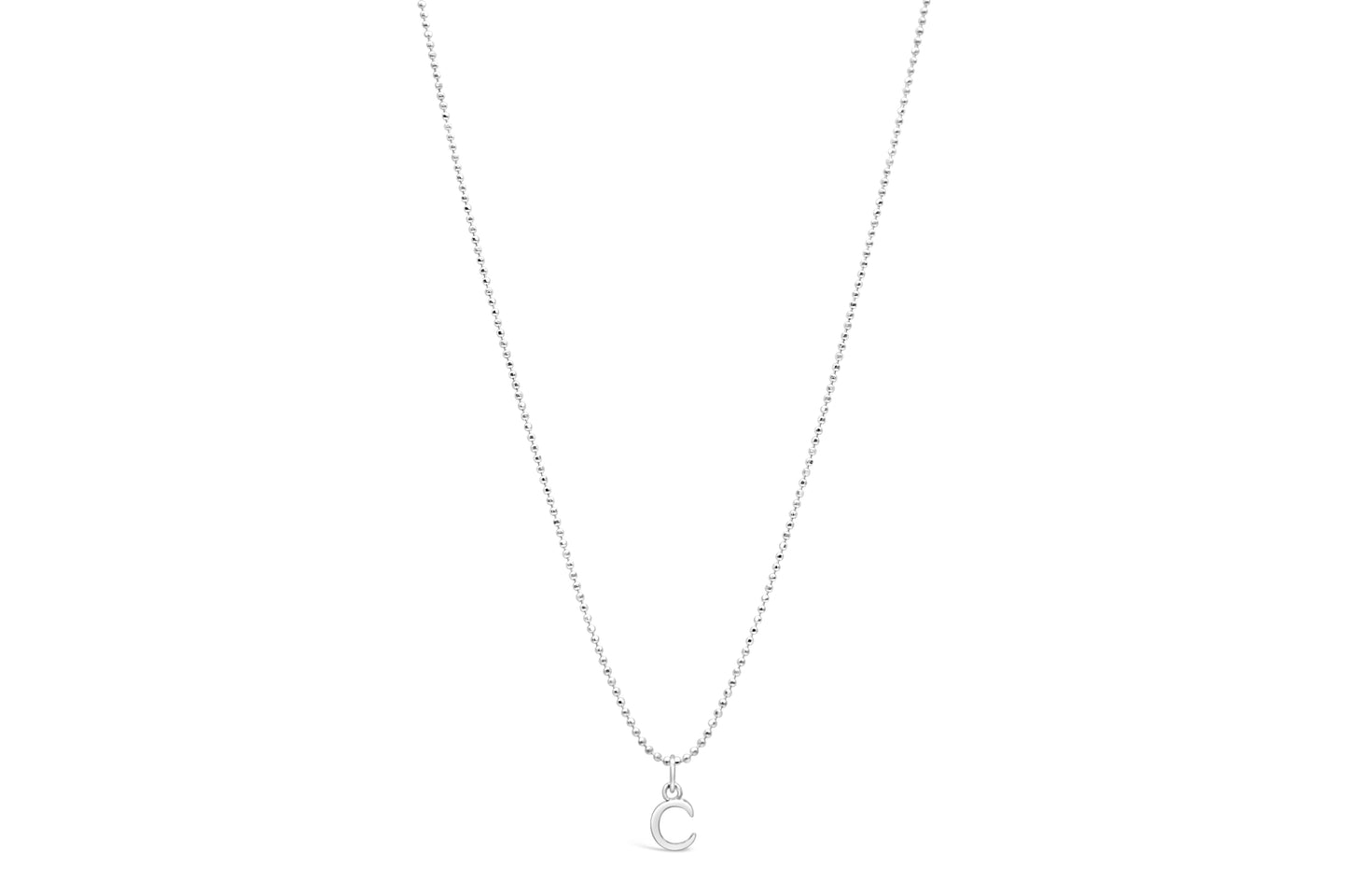 Diamond Cut Love Letter Necklace