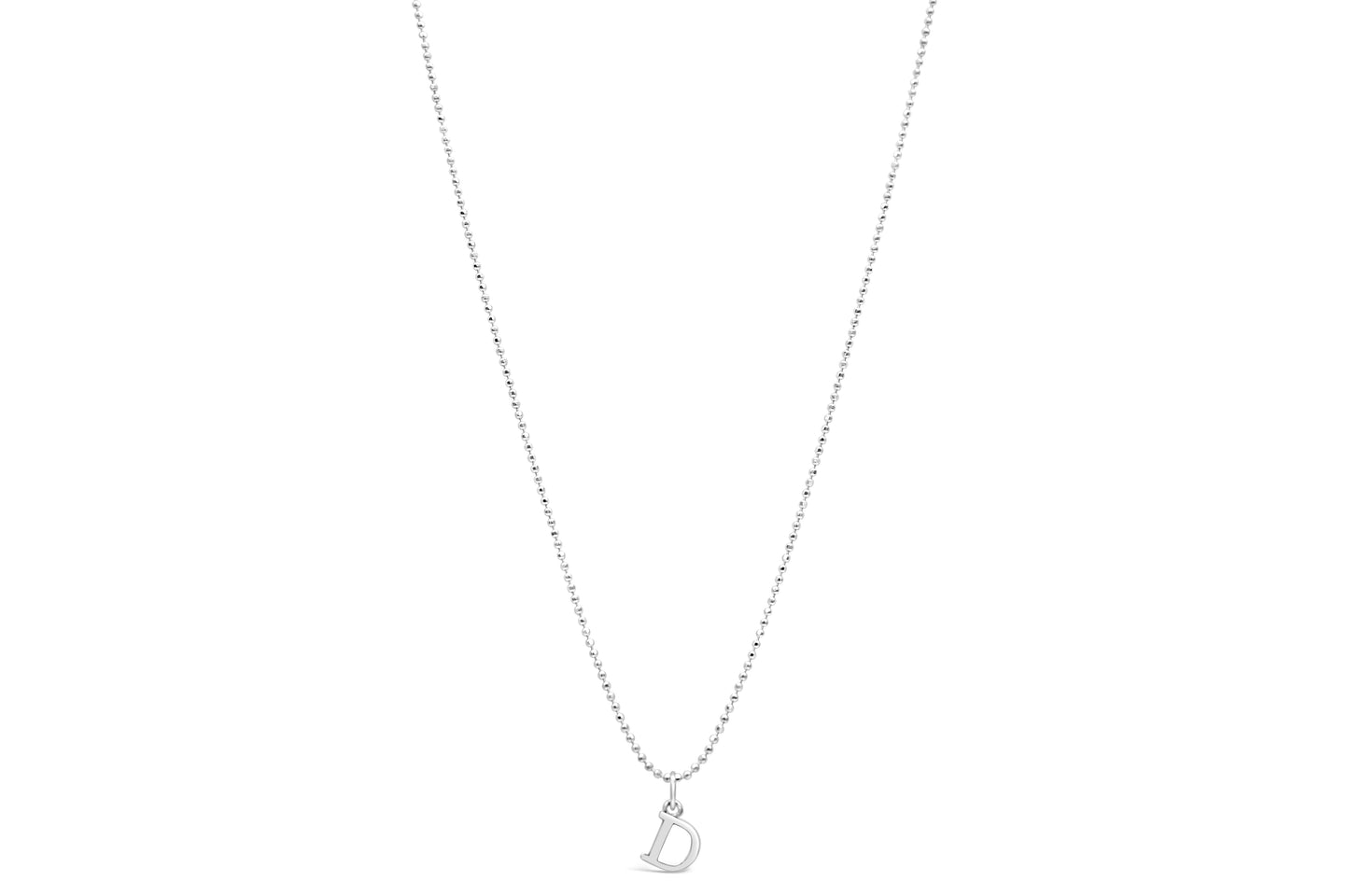 Diamond Cut Love Letter Necklace