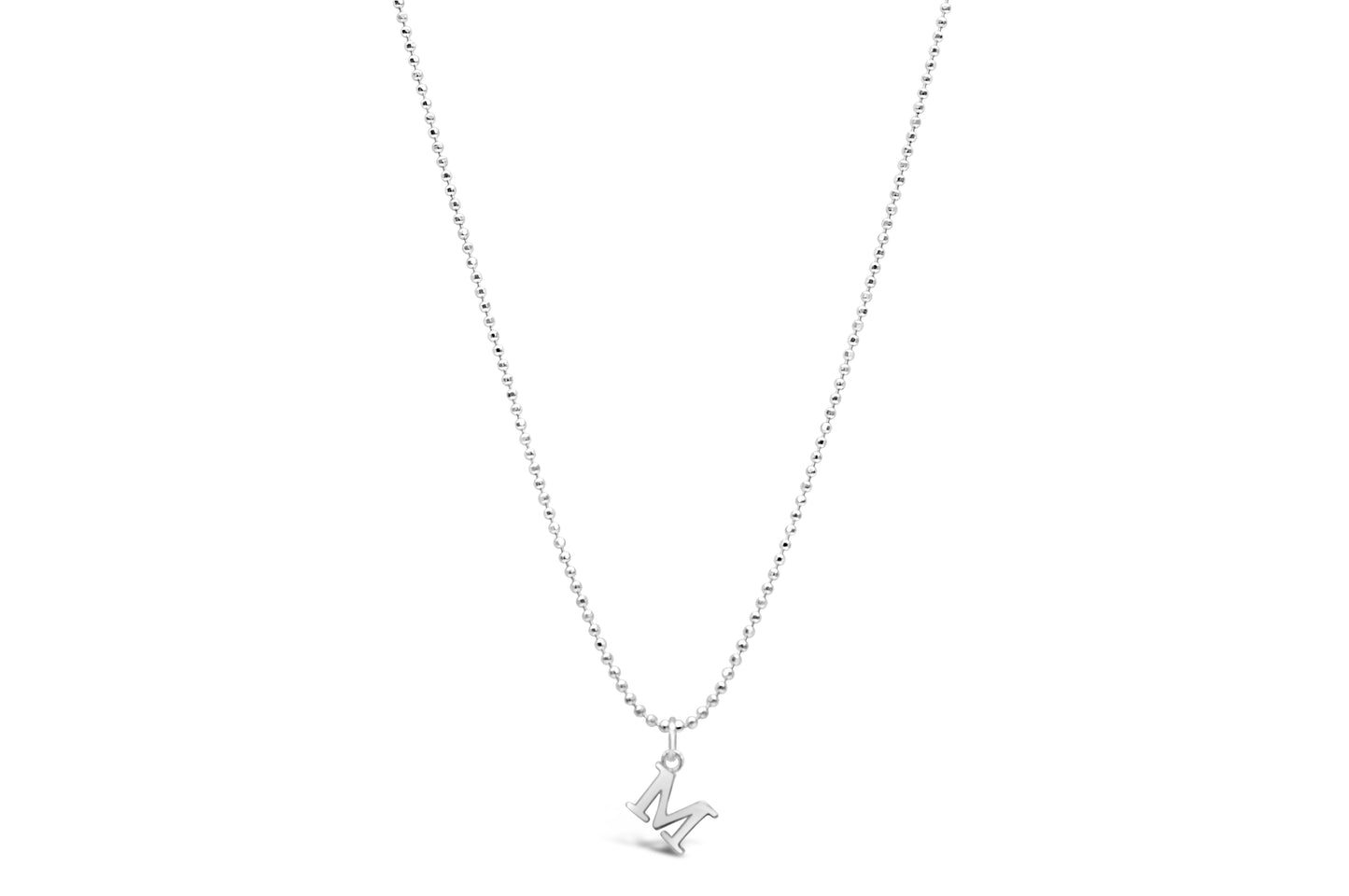 Diamond Cut Love Letter Necklace