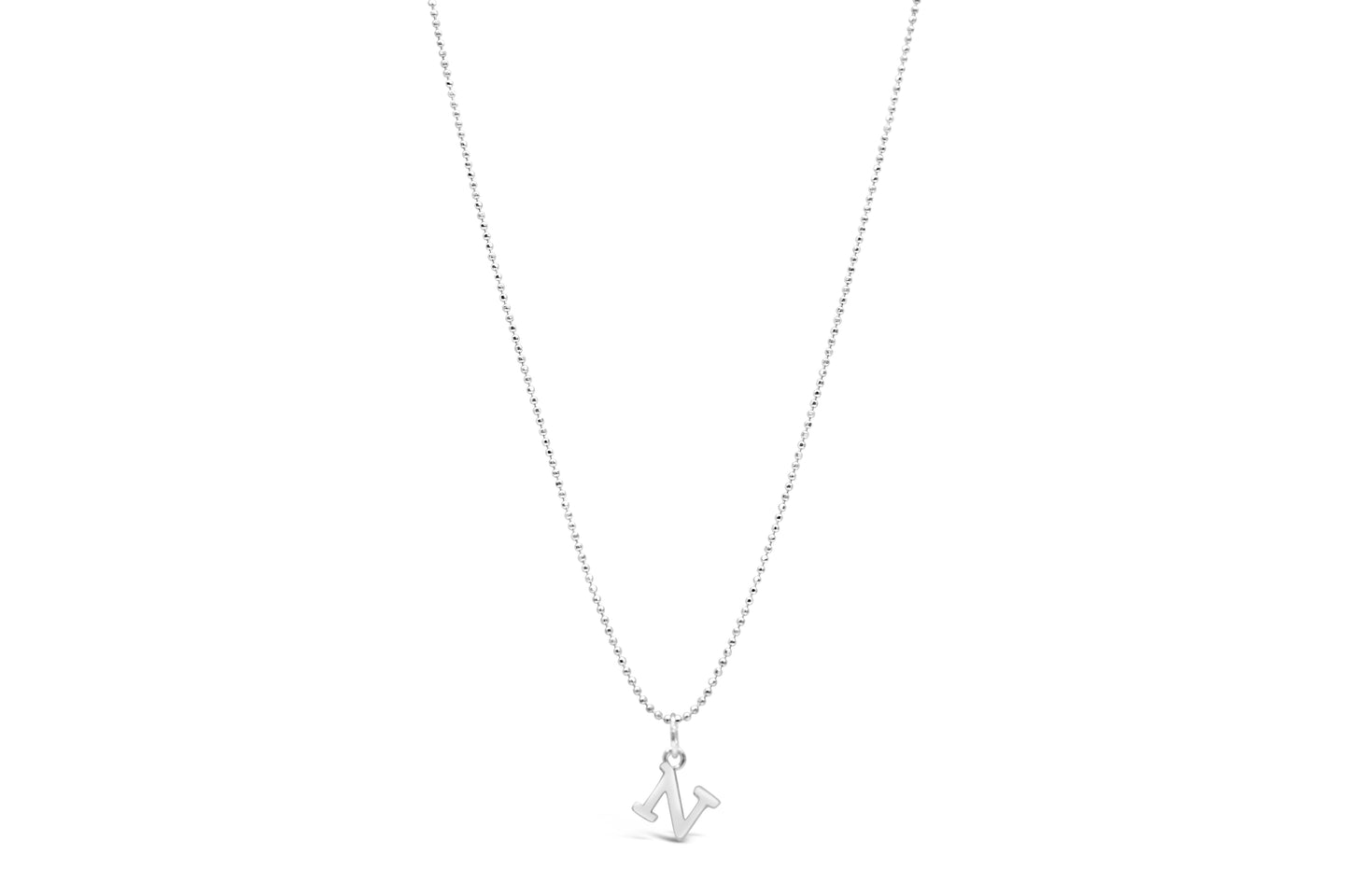 Diamond Cut Love Letter Necklace